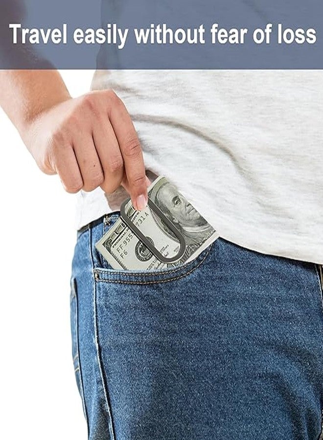 RupeeRise Money Clip for Men and Women Minimalist Wallet Card Holder Practical Festival Simple Operation Design - Image 4